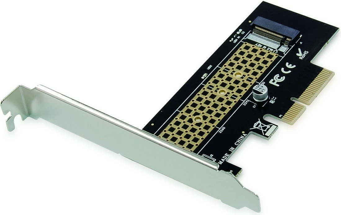 Kartë zgjerimi PCIe Conceptronic M.2 NVMe PCIe 3.0 x4, 32 Gbit/s, e zezë/inoks