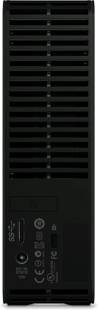 HDD Western Digital Elements Desktop, 12 TB, 3.2 Gen 1, e zezë