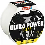 Shirit ngjitës riparues tesa Ultra Power Clear, 48 mm x 10 m, Transparent