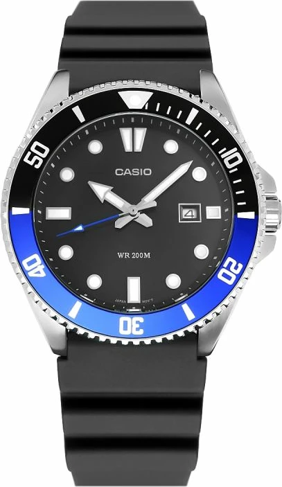 Orë dore për meshkuj Casio, e zezë