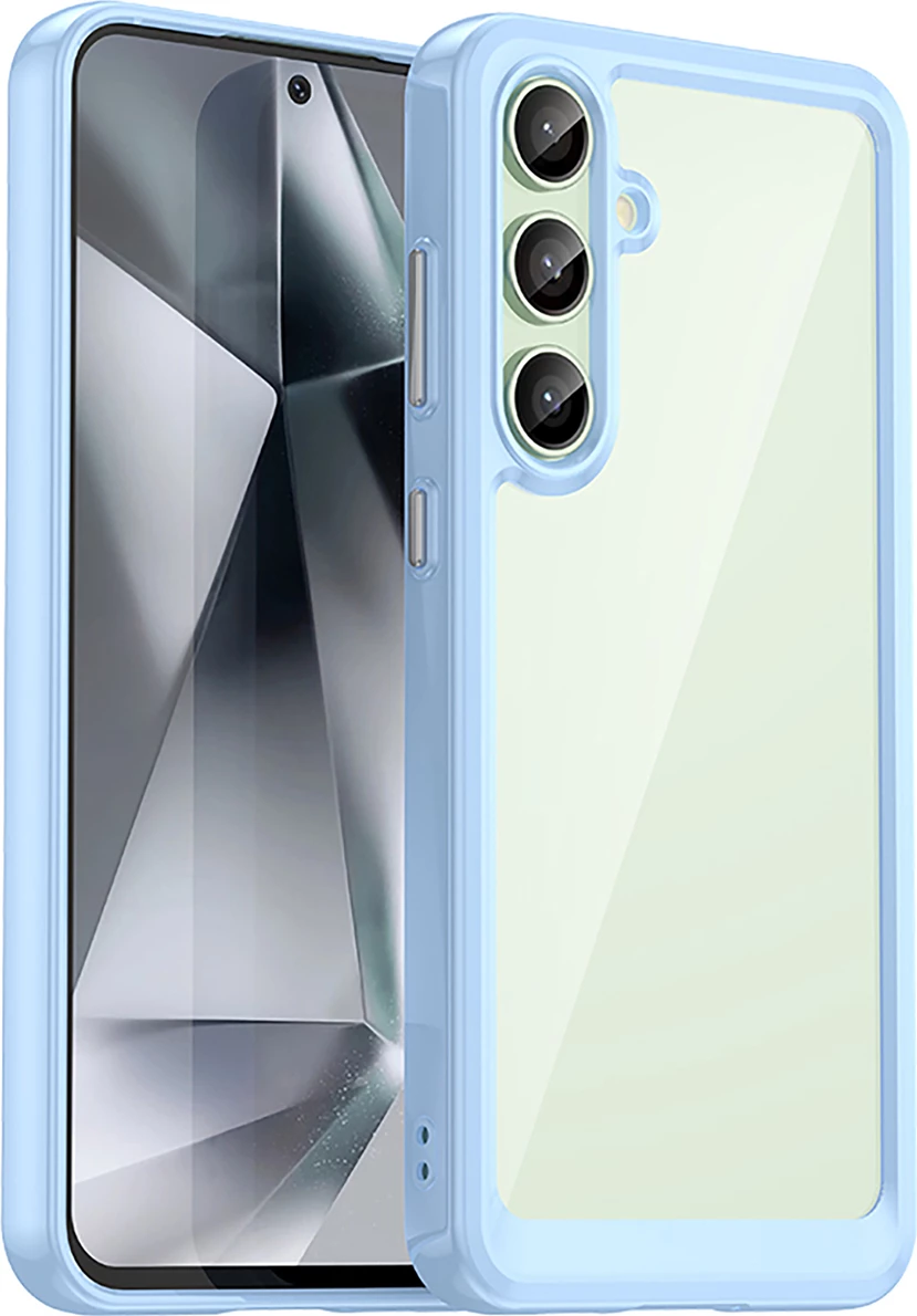 Mbështjellës Hurtel Outer Space Case për Samsung Galaxy S24 FE, TPU, Kaltër