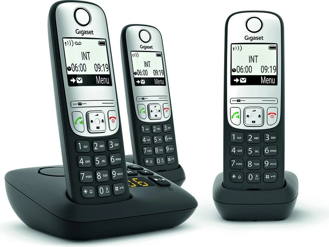 Telefon Gigaset A690A, Analog/DECT, Wireless, 100 kontakte, i zi