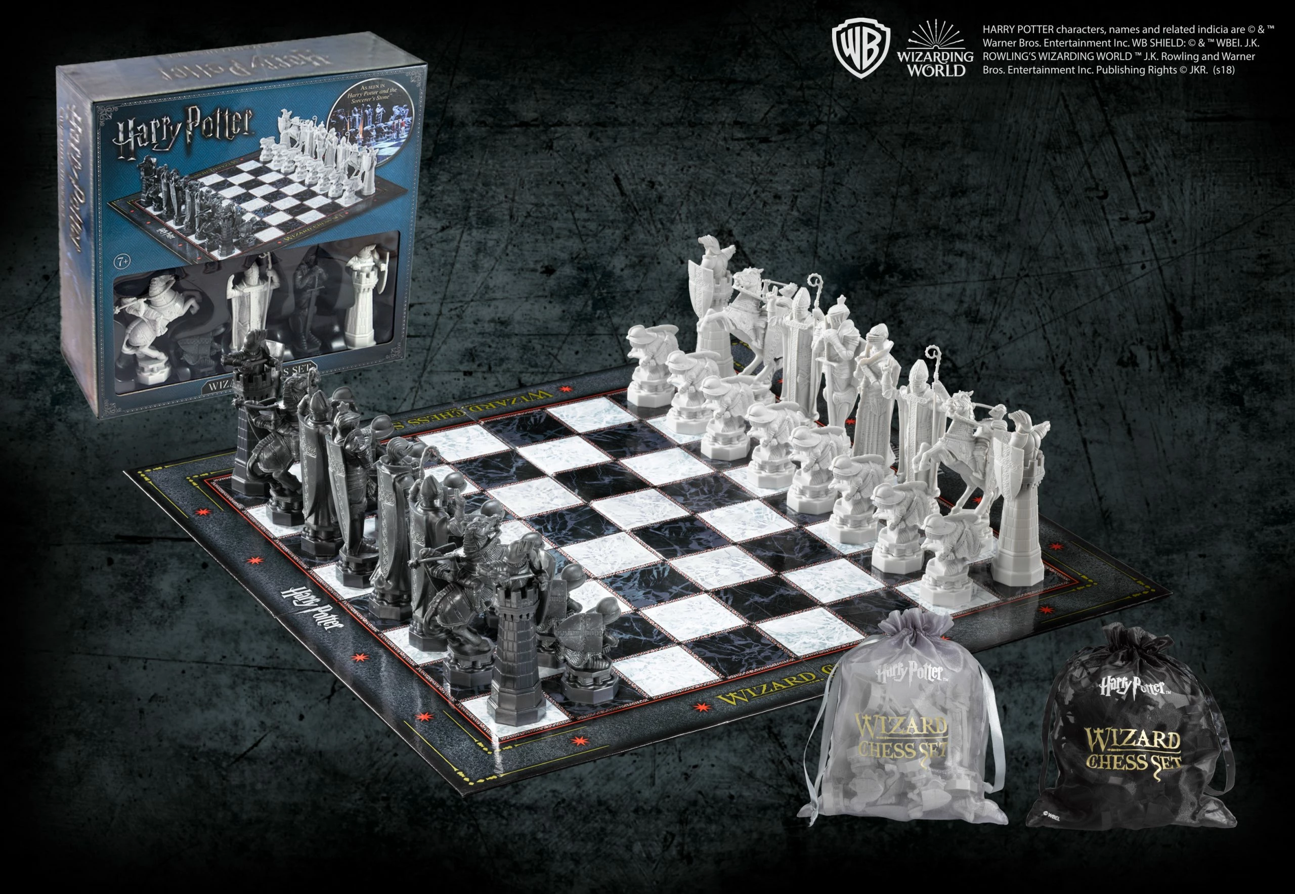Set shahu NOBLE COLLECTION Harry Potter Wizard's Chess, 32 figura