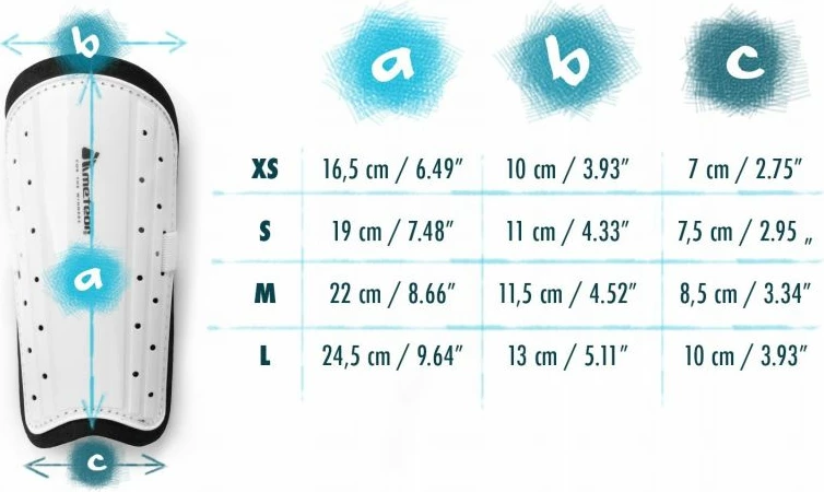 Mbrojtëse kërcinjsh Meteor XS, të bardha