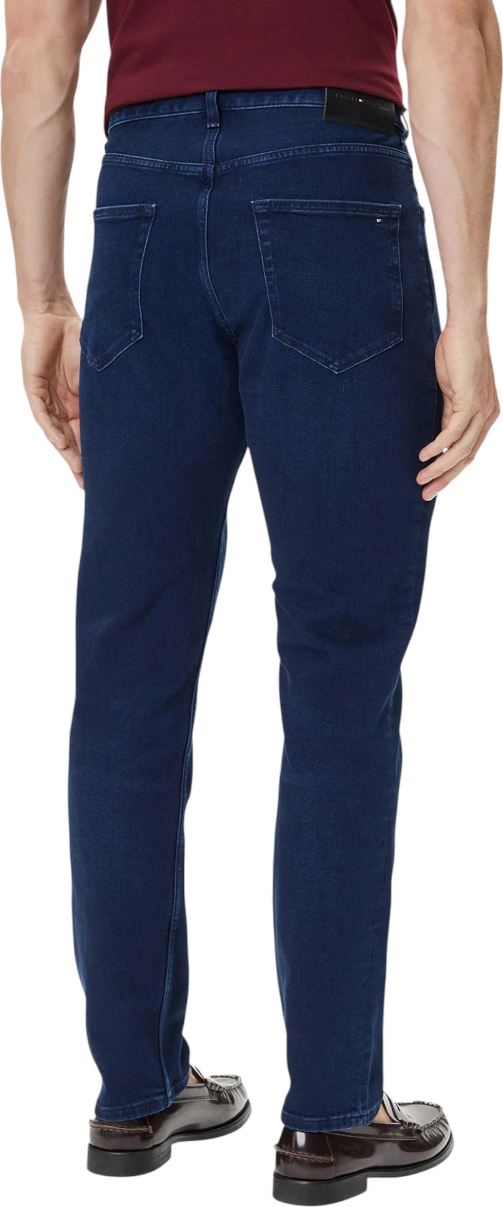 Xhinse për meshkuj Tommy Hilfiger Straight Denton SSTR MW0MW39662, denim i errët [Madhësia: W38 L32]