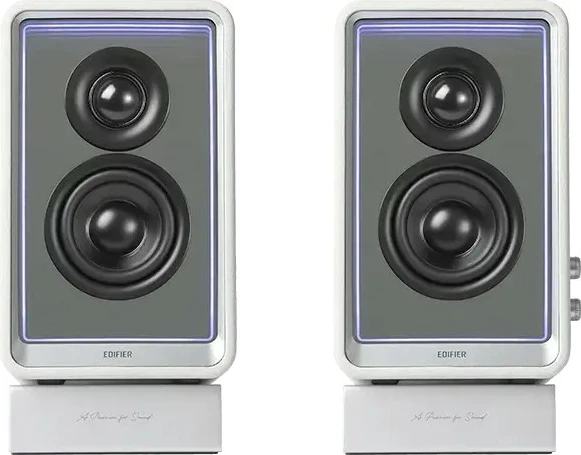 Altoparlantë Edifier QR65, 70W, RGB, Bluetooth, të bardhë