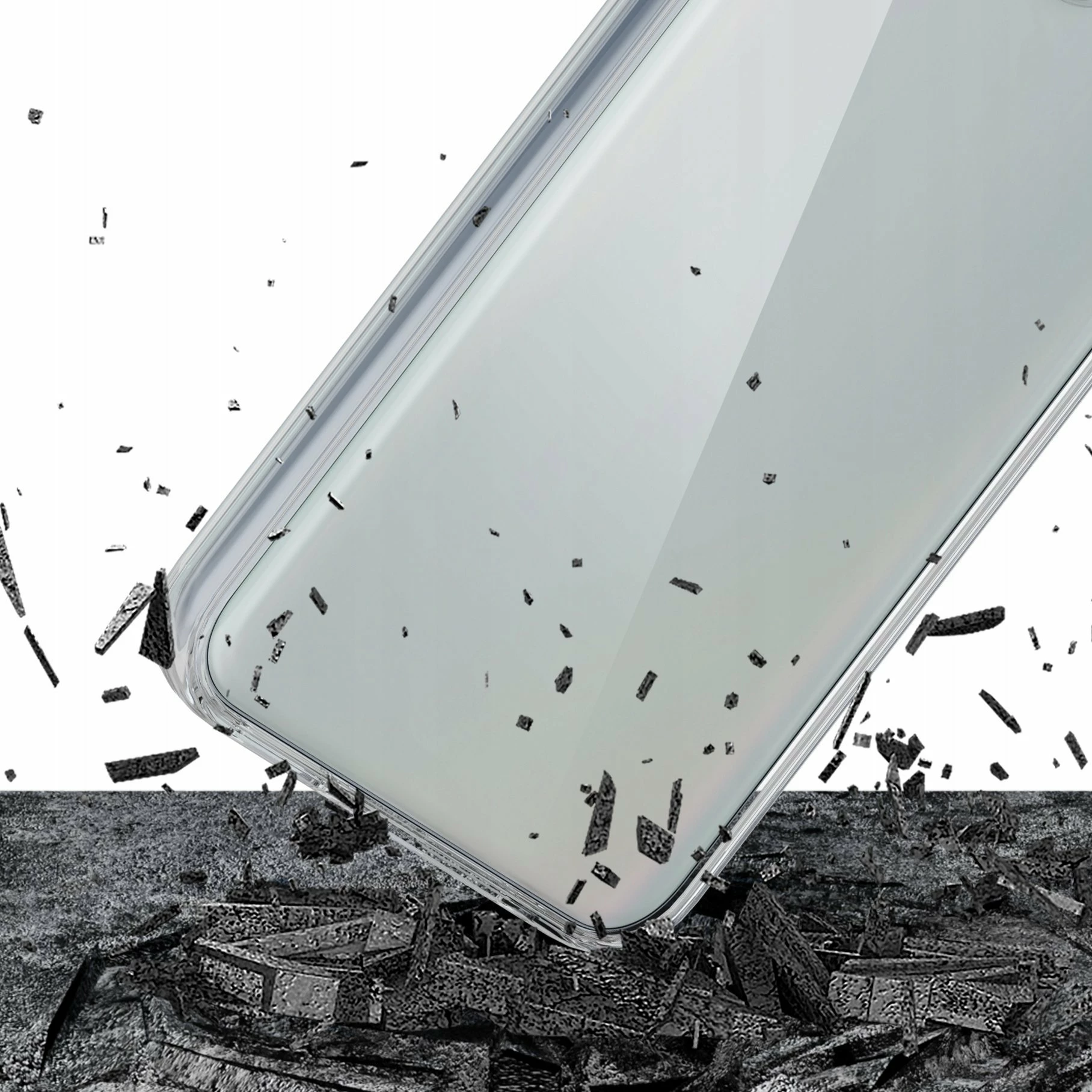 Mbështjellës 3MK Clear Case për Samsung Galaxy A05s, TPU 1.2 mm, me xham të kalitur, transparent