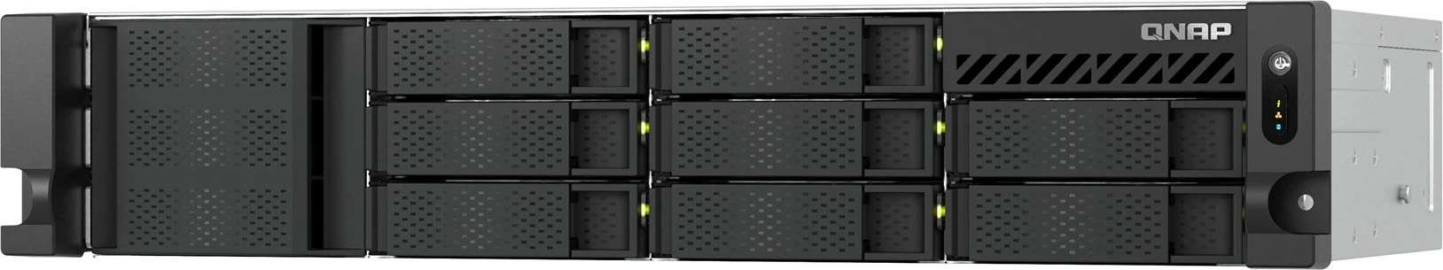 NAS server QNAP TS-855eU-8G, 2U, 8x2.5"/3.5" SATA, Intel Atom C5125, 8GB RAM, 2x2.5GbE, i zi