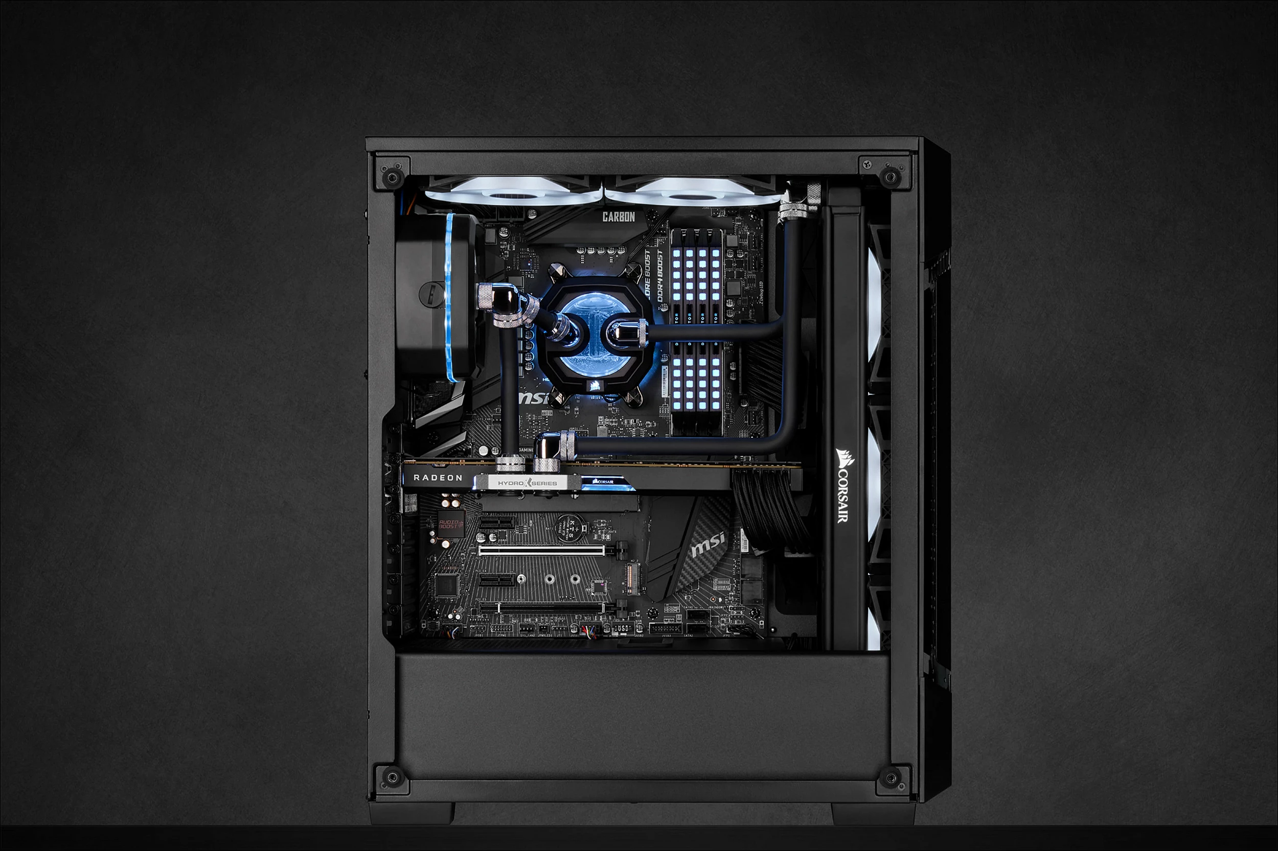 Tubing Corsair CX-9059008-WW, PMMA, 3 copë, e zezë