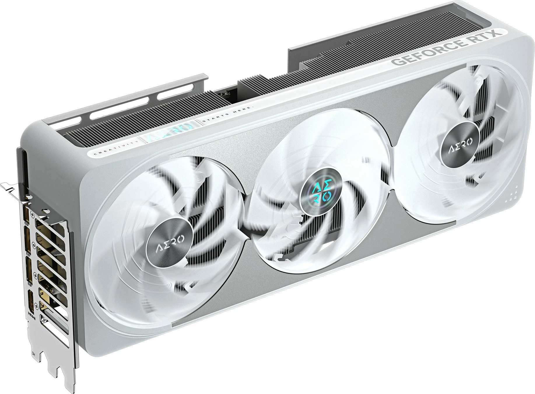 Kartelë grafike Gigabyte RTX 5070 Ti Aero OC 16GB GDDR7 e bardhë