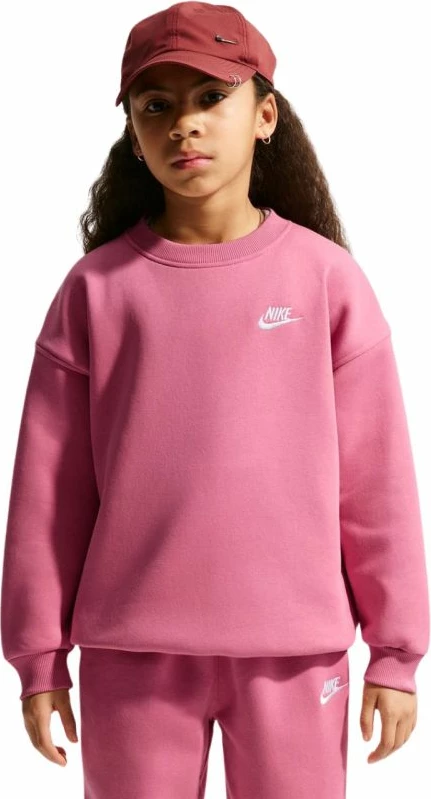 Duks për fëmijë Nike Sportswear Club Fleece FD2923 641, rozë
