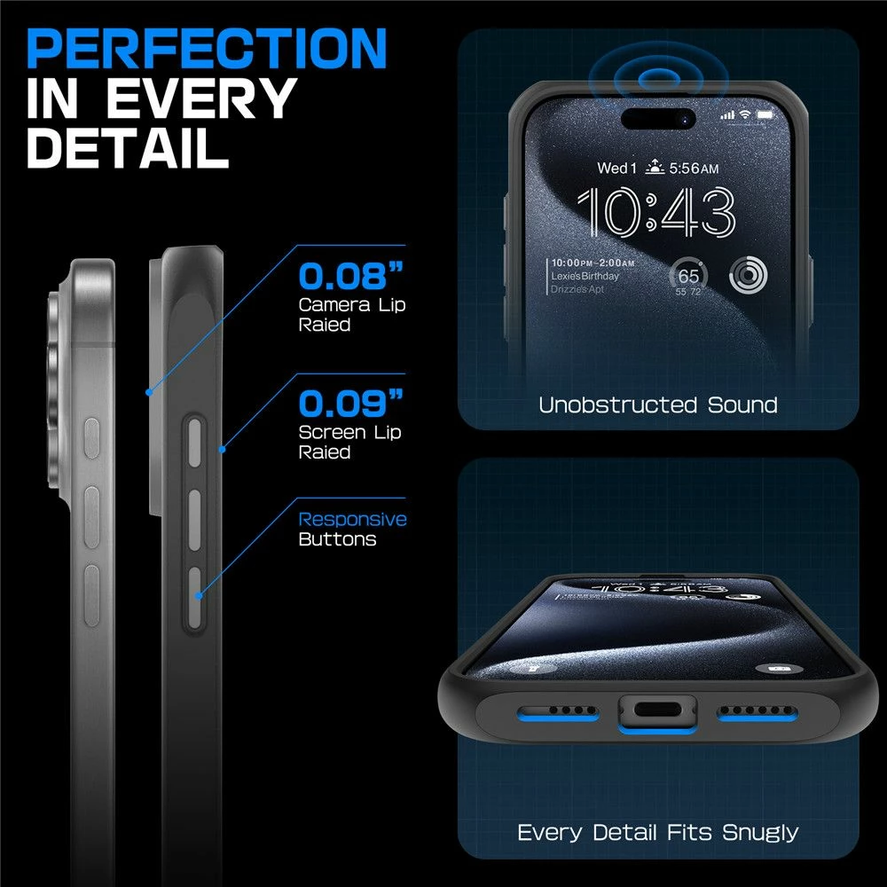 Mbështjellës Supcase UB Mag për iPhone 16 Pro Max, MagSafe, Gri