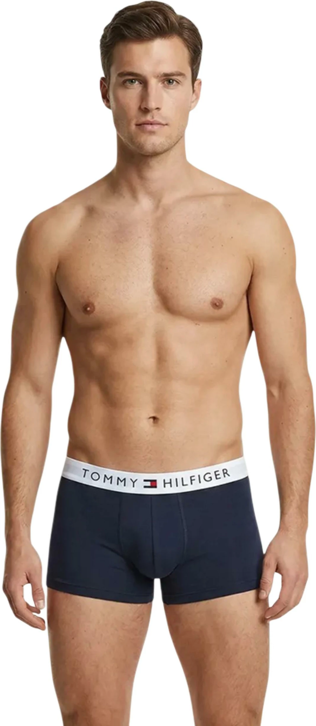 Të brendshme për meshkuj Tommy Hilfiger 3P Trunk WB UM0UM03908, të zeza/blu [Madhësia: S]