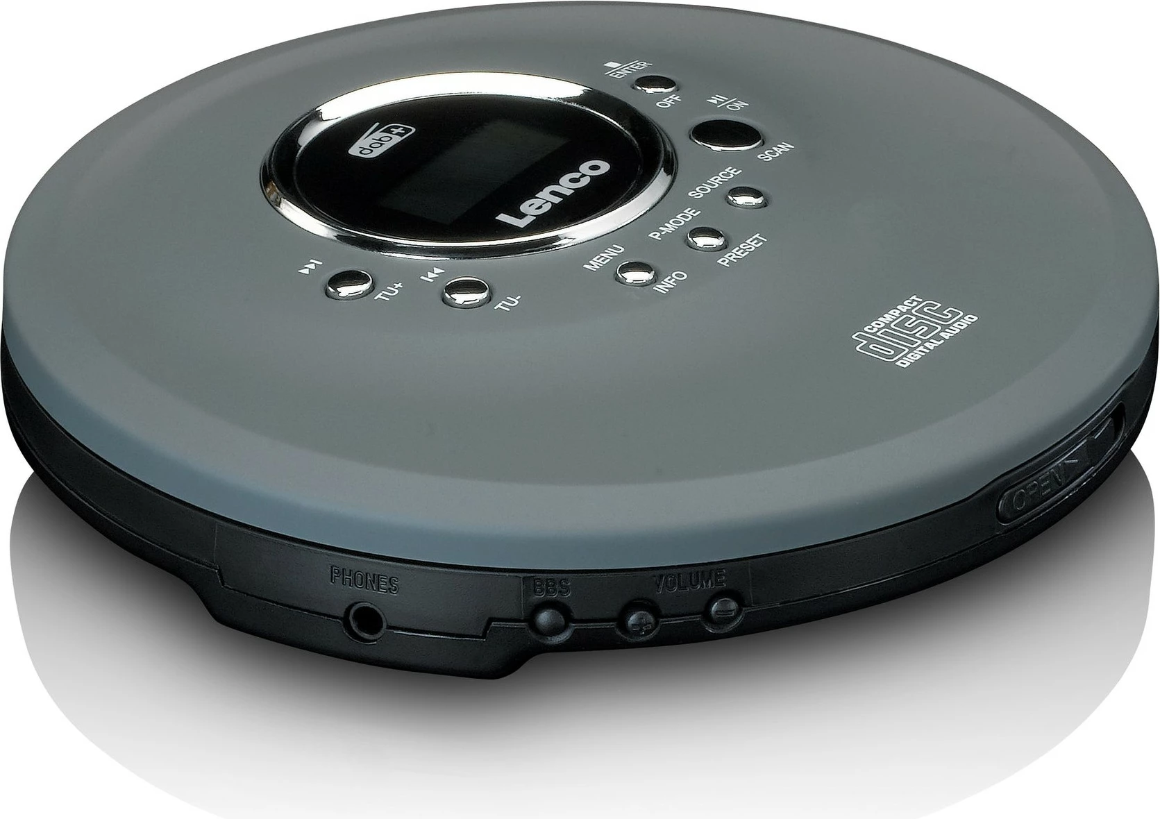 CD player Lenco CD-400, MP3, ekran LCD, kufje, anthracite