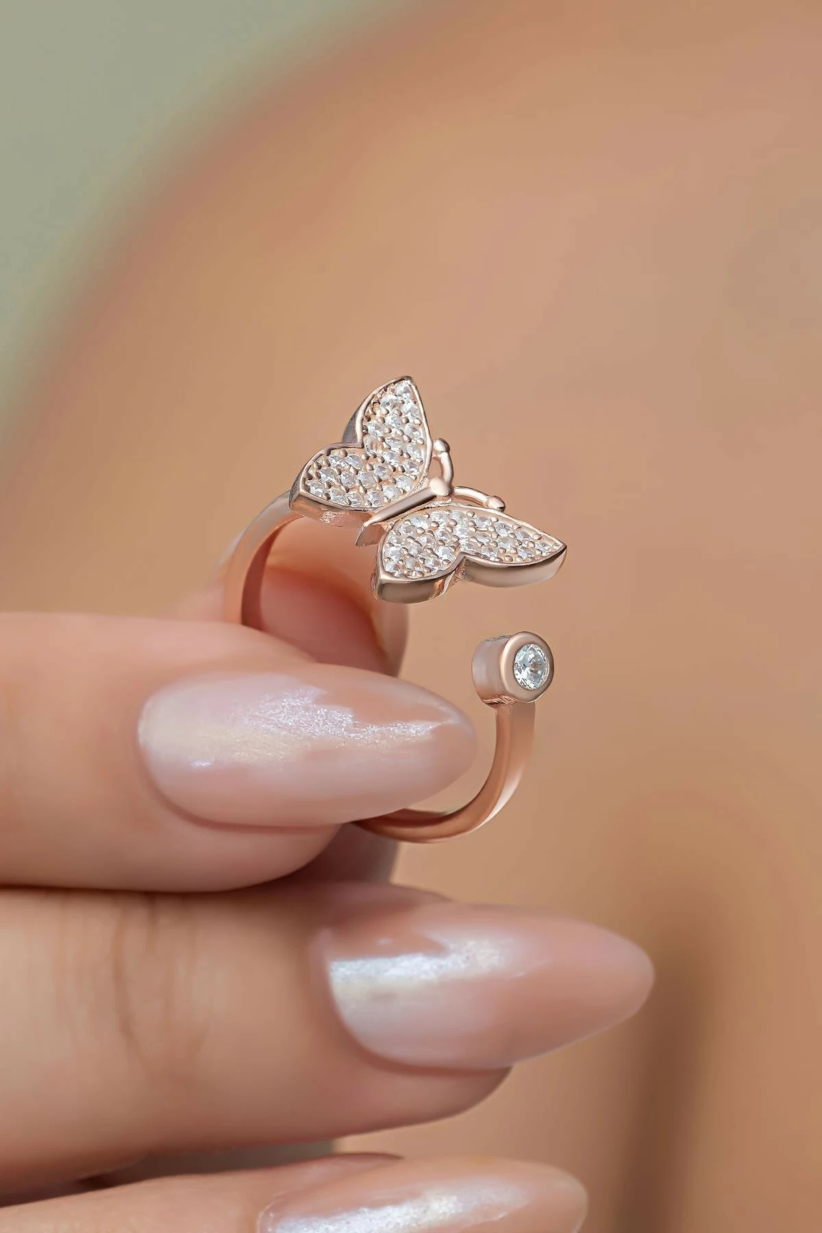 Unazë argjendi, ngjyrë rozë, Jumeon, NRZ999345