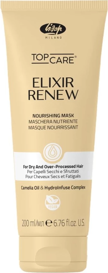 Maskë për flokë Lisap Top Care Elixir Renew për femra, 200ml