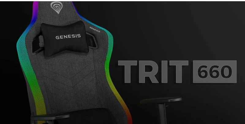 Karrige gaming Genesis NFG-2246, e zezë/e hirtë