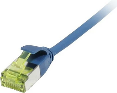 Kabëll rrjeti Synergy21 Patch RJ45 CAT6A 0.15m 500MHz U/FTP slimline, kaltër