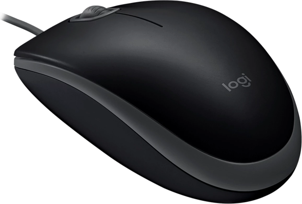 Maus Logitech B110 - USB, e zezë thumbnail 2