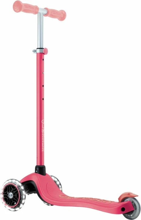 Trotinetë për fëmijë Globber PRIMO PLUS GLOW LIGHTS 443-110, rozë