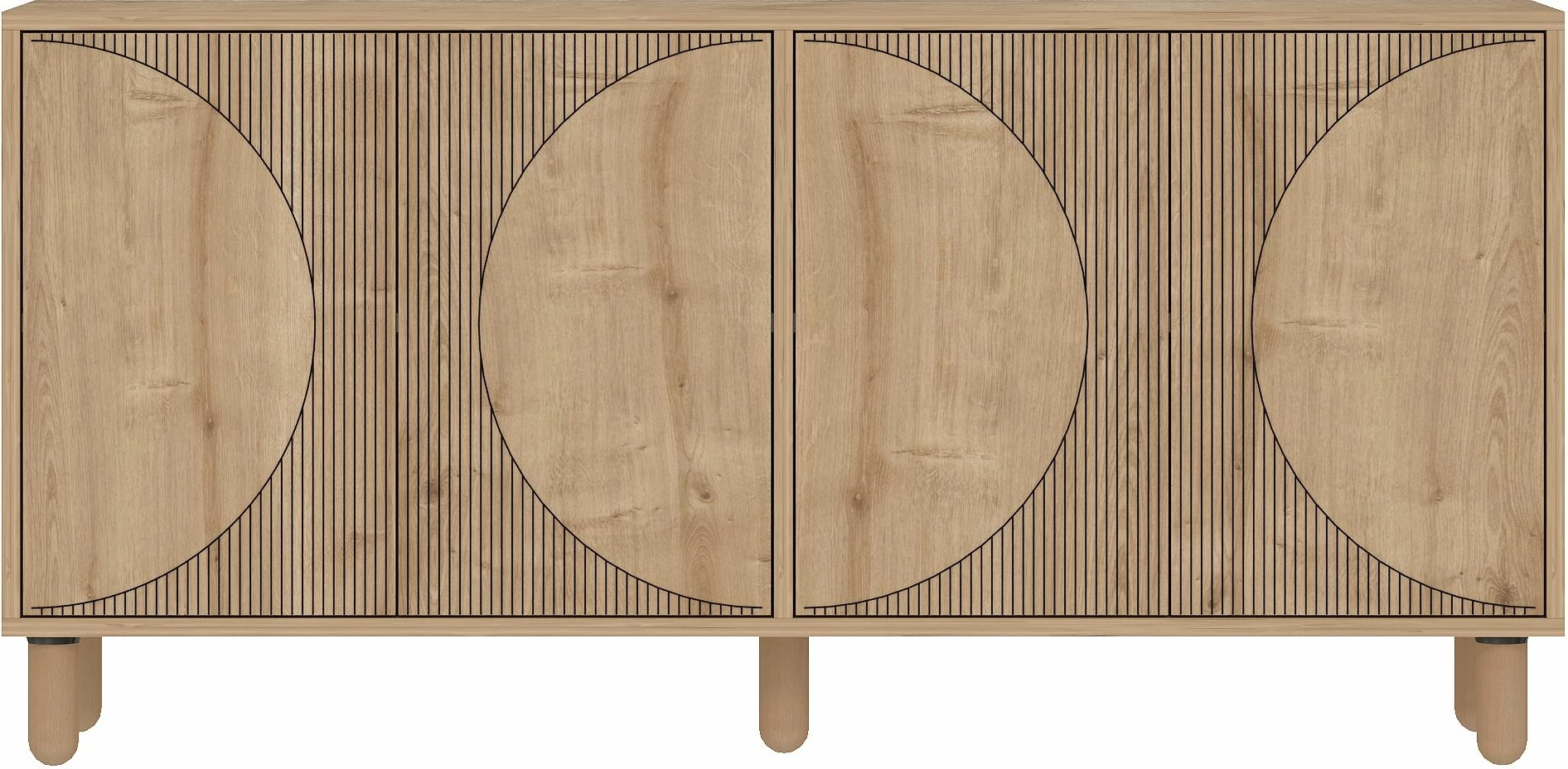 Konsol Skye Decor, ngjyrë Sapphire Oak, Arventa