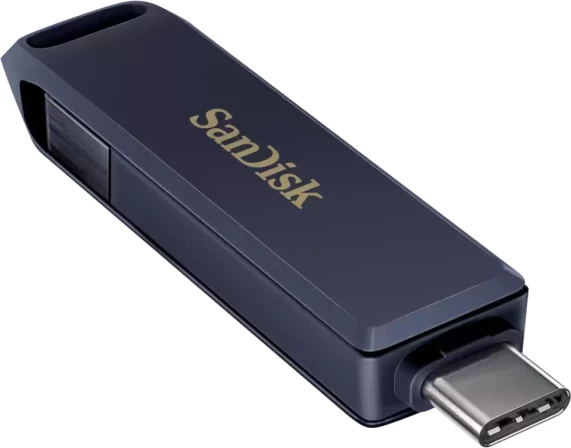 USB flash drive SANDISK Phone Drive SDIXD0N-064G-GN6NN 64GB USB-C/Lightning blu-gri
