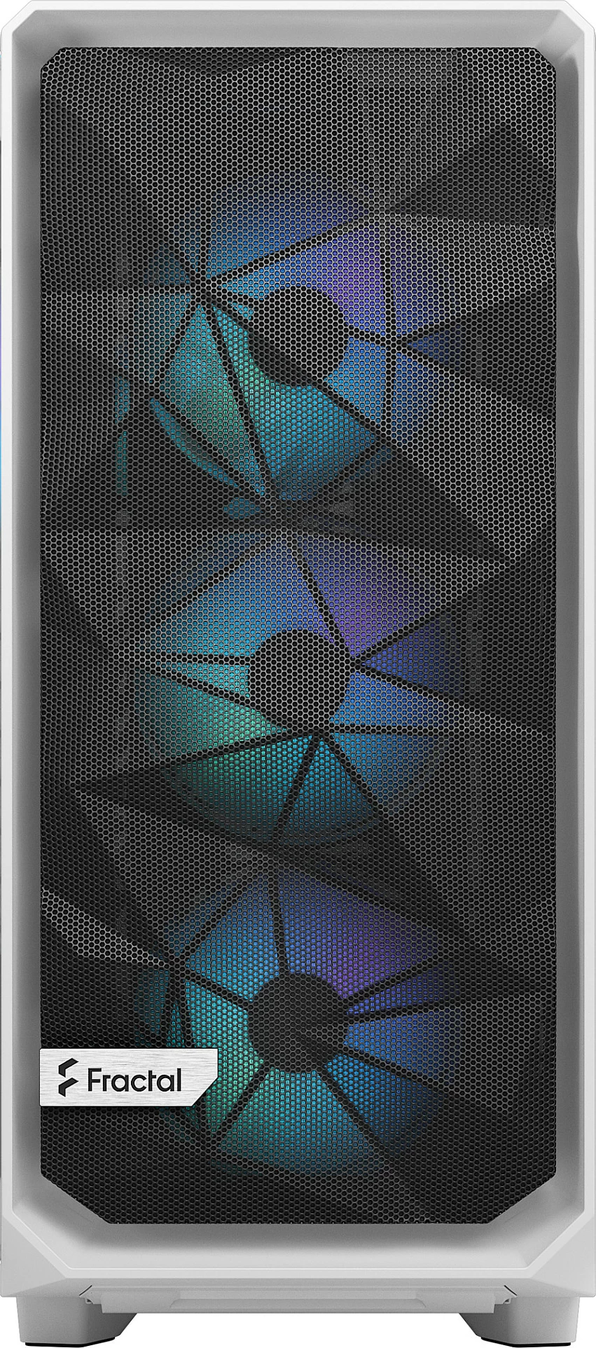 Kasë Fractal Design Meshify 2 Compact RGB, Midi Tower, Tempered Glass, e bardhë