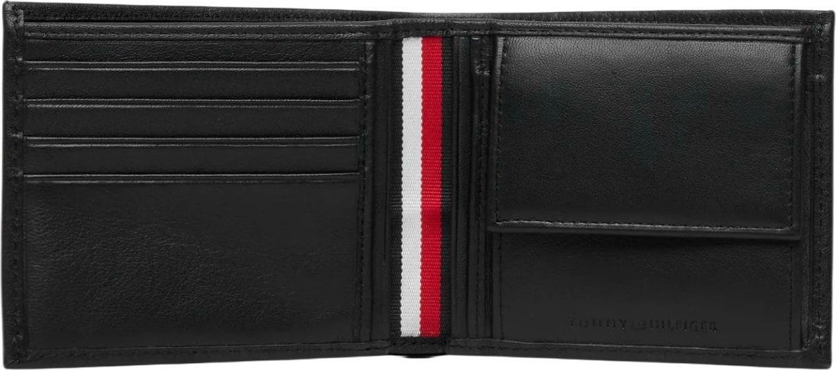 Portofol për meshkuj Tommy Hilfiger AM0AM14795, i zi