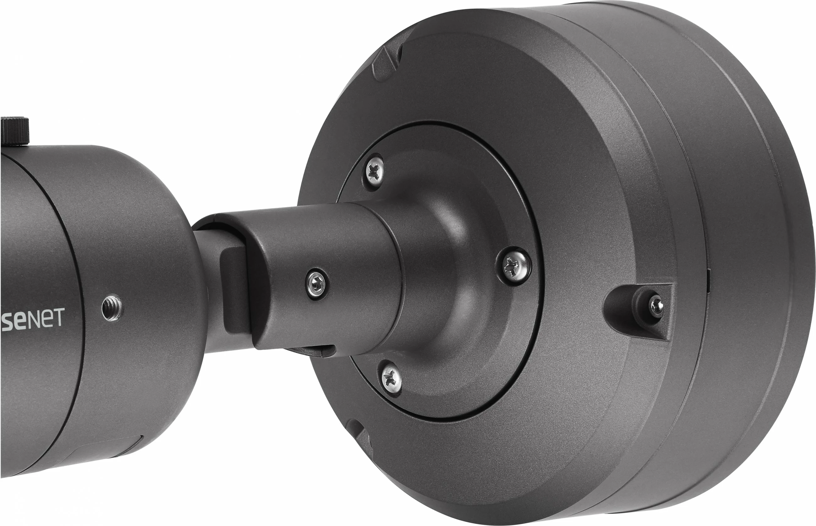 Kasë Hanwha SBO-147B për QNO-6082R, alumin, e zezë