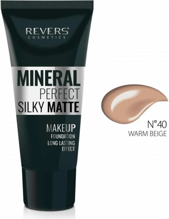 Krem Pudër Revers Mineral Perfect Silky Matte 40 Warm, 30ml