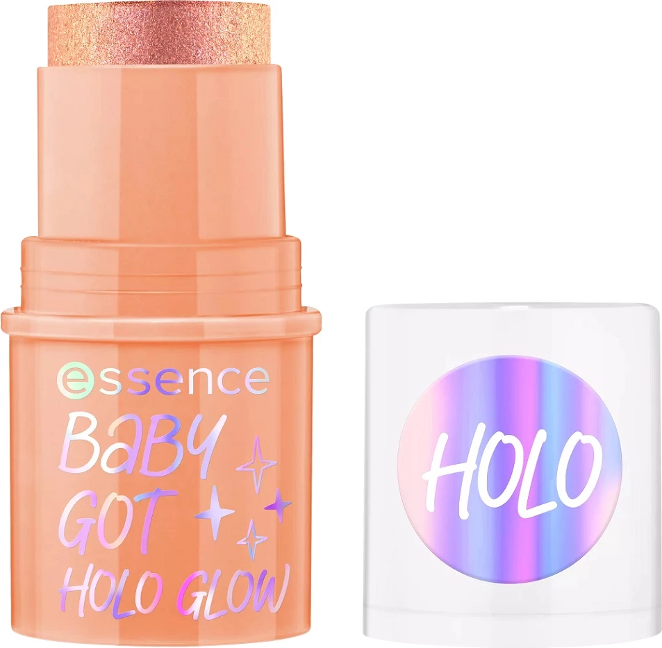Highlighter stick për femra Essence Baby Got Holo Glow Stick 10 Apricotly, 5g