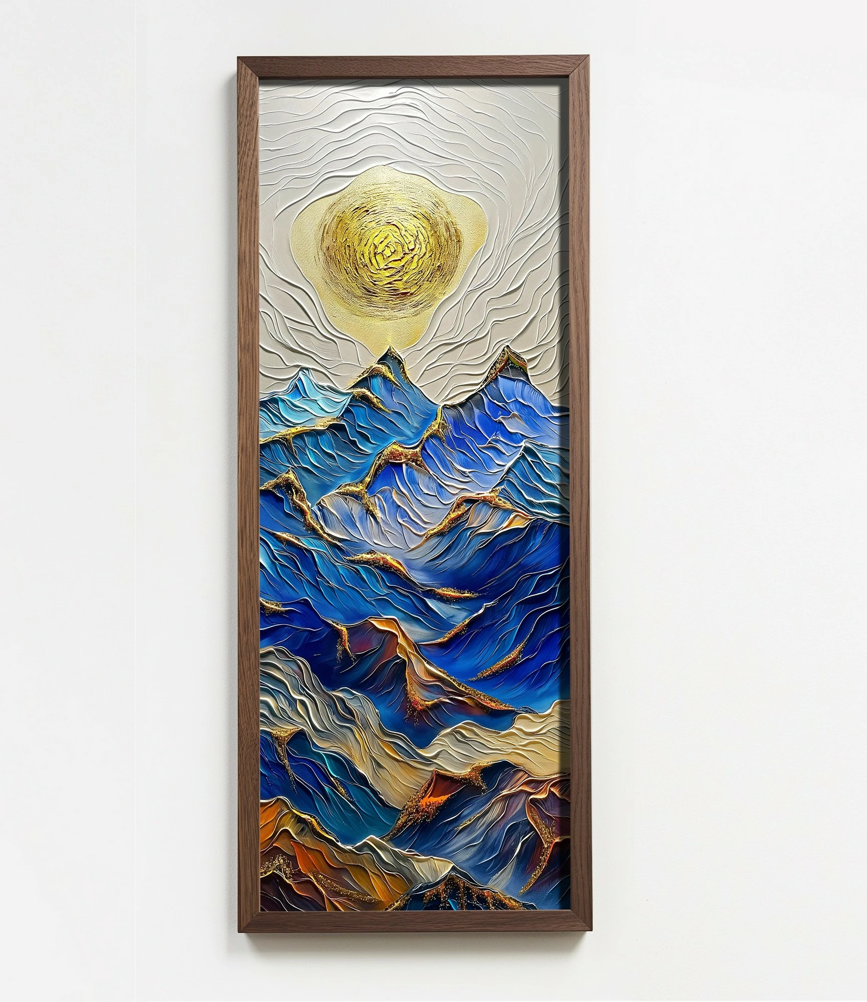 Pikturë dekorative me kornizë MDF, shumëngjyrëshe, Wallity, LONG024-S/120-40, 40x120cm
