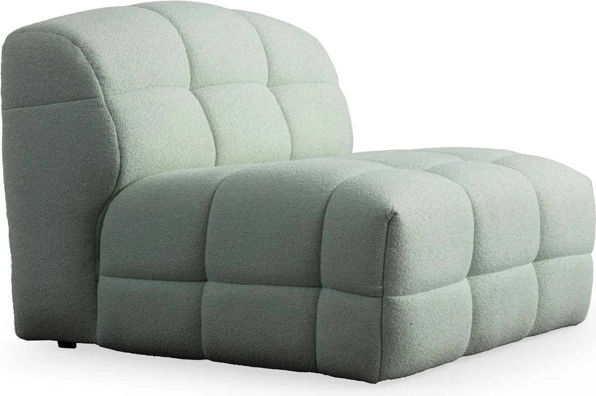 Karrige një vendëshe Atelier del Sofa, Pescara O1, ngjyrë jeshile e çelët