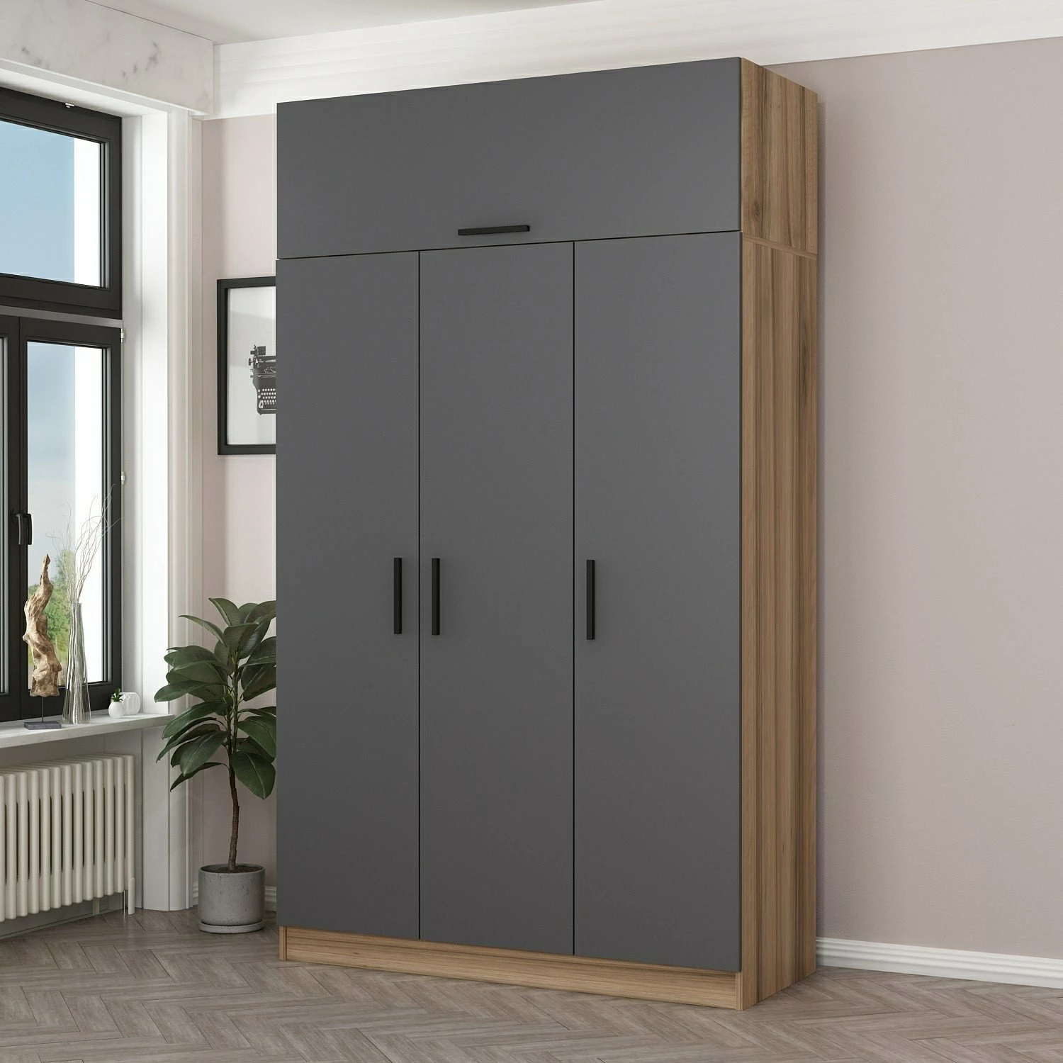 Dollap Hanah Home Minar 235, anthracite-dore