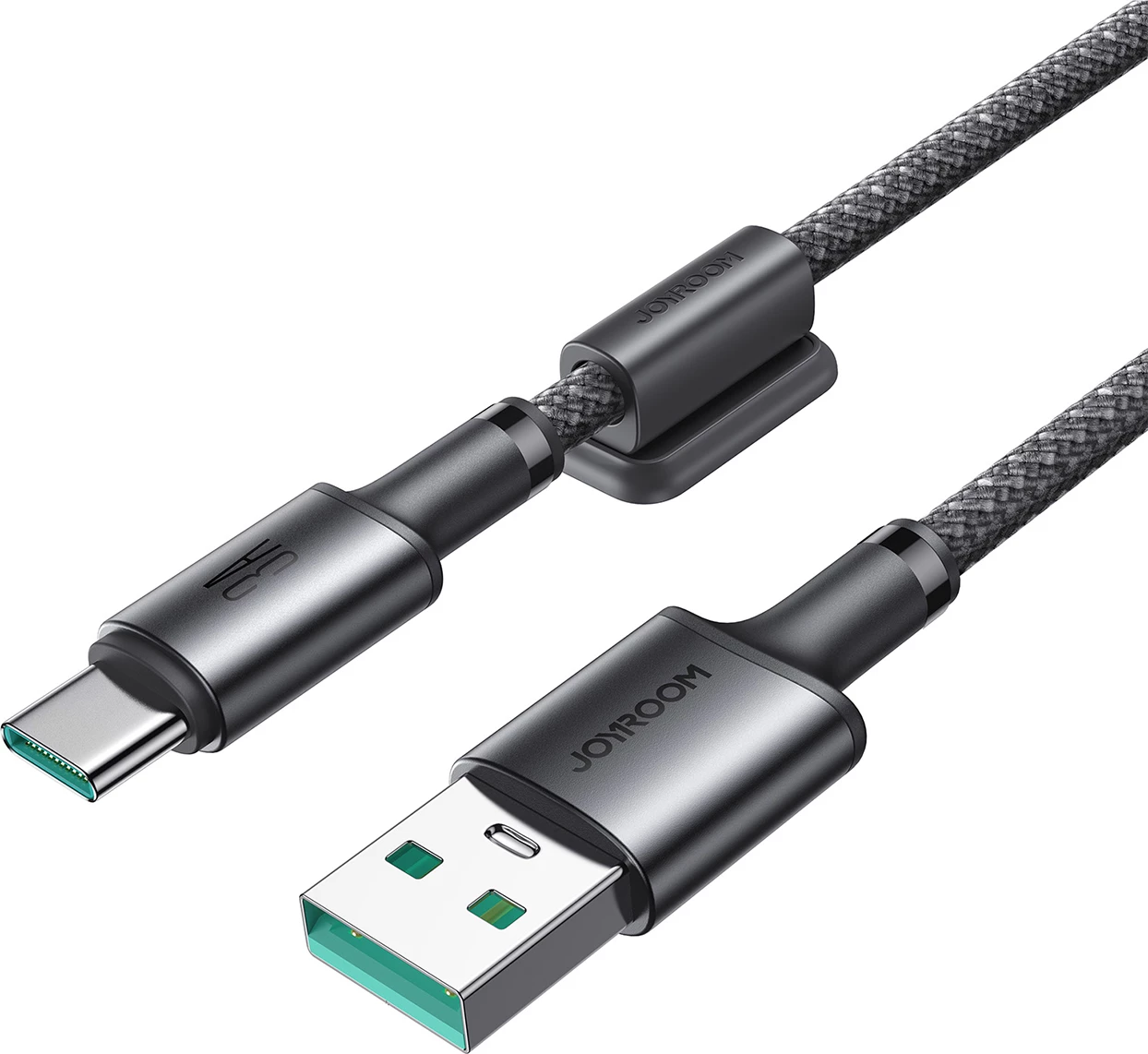 Kabllo Joyroom S-A50 Unlimited Series, USB-A në USB-C, 1.2m, 3A, me organizues magnetik, Gri