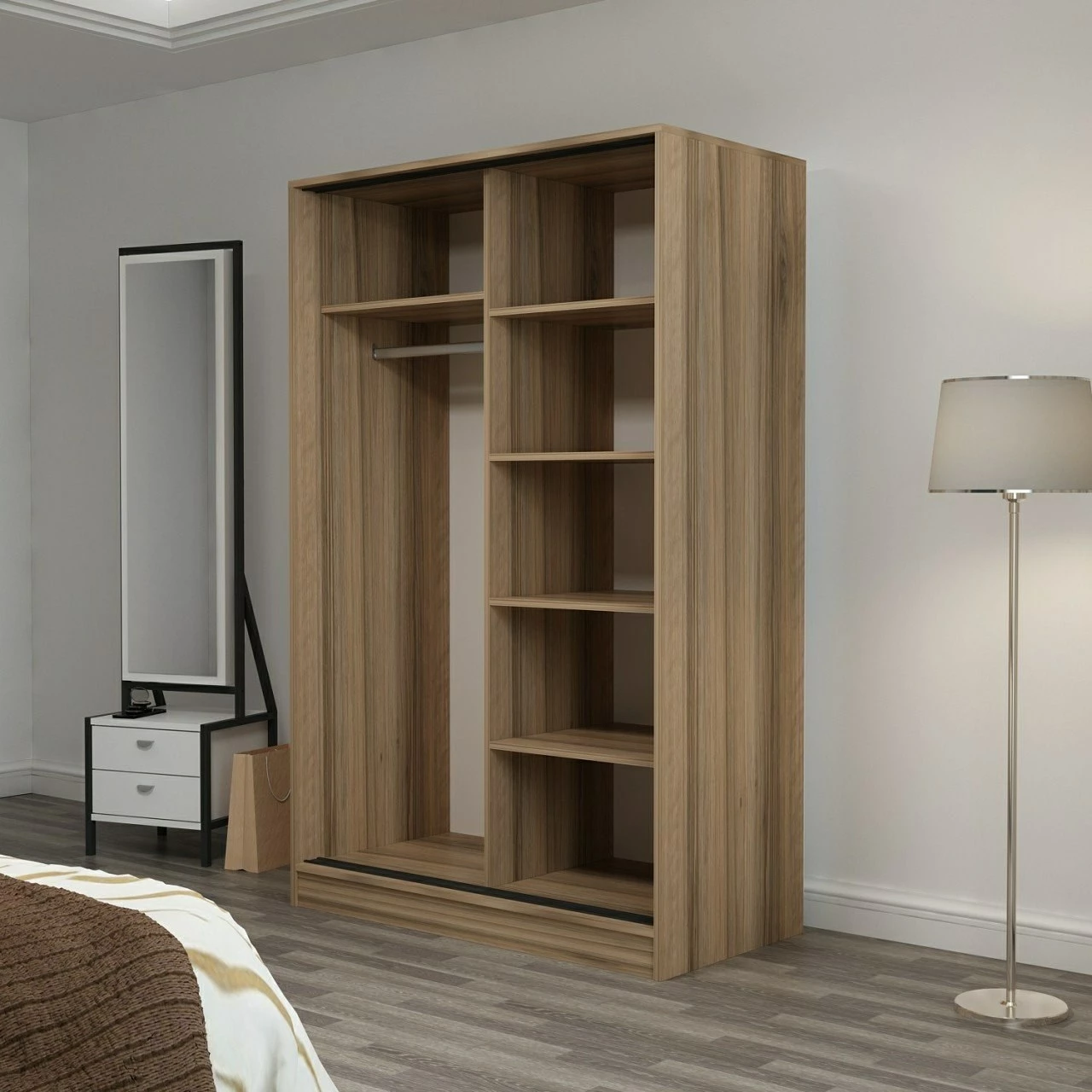 Dollap Hanah Home, Kale, anthracite dhe lis, 2317