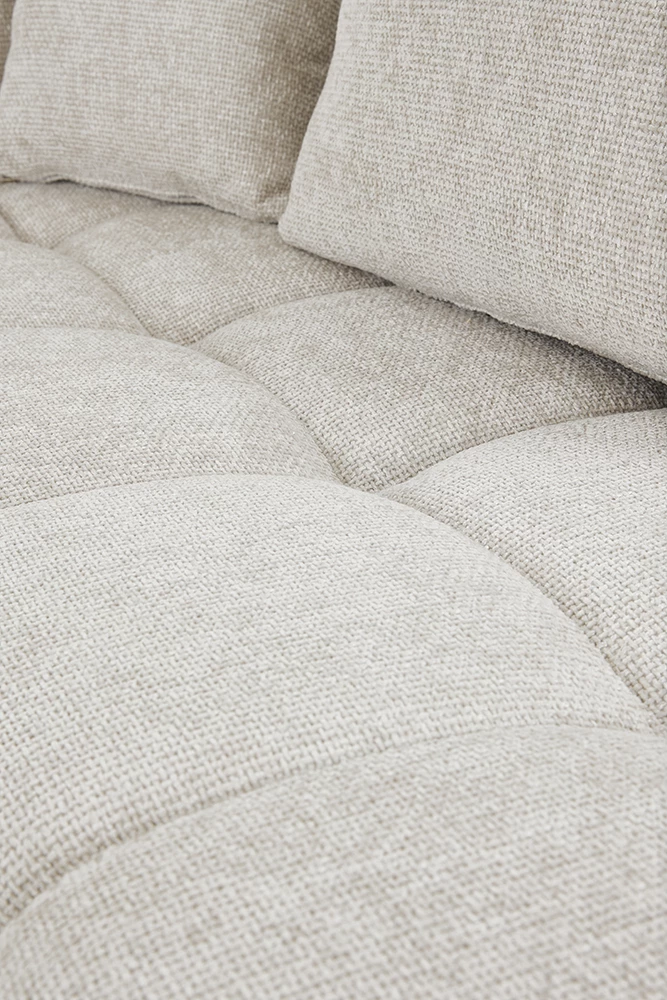 Kënd divani TOMOS, kënd i majtë, ngjyrë bezhë LEGASY 15, 298x200x85cm