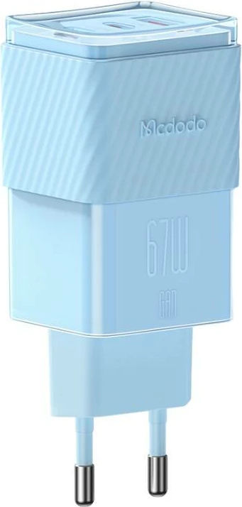 Karikues Mcdodo CH-1503, 67W, 2x USB-C, USB-A, blu