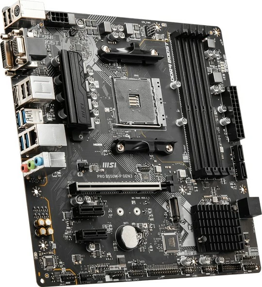 Pllakë amë MSI PRO B550M-P GEN3, Socket AM4, micro ATX, DDR4, e zezë
