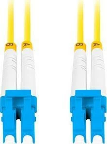 Patchcord fibër optike Lanberg LC/UPC-LC/UPC duplex 2 m LSZH G657A1 9/125 µm 3.0 mm, e verdhë