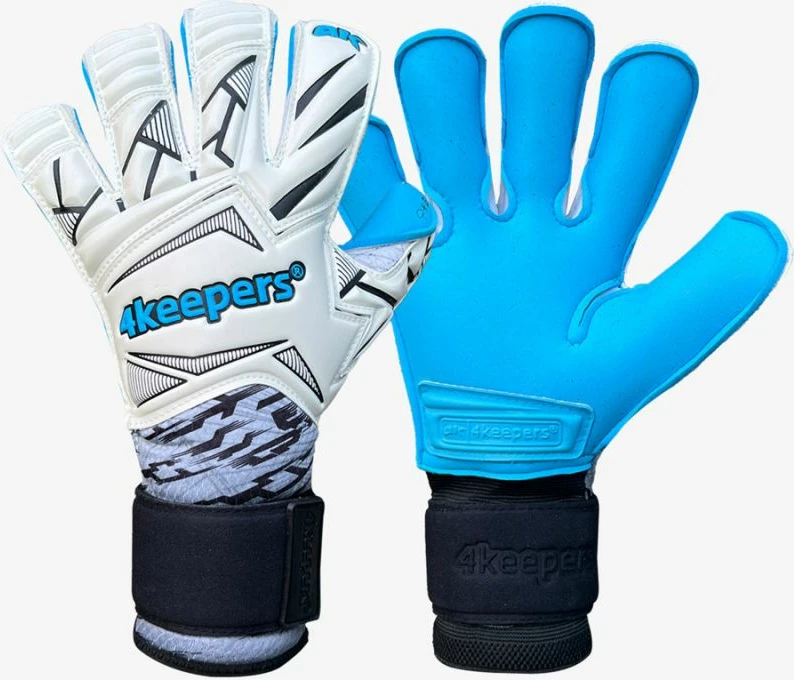 Dorëza portieri 4Keepers për meshkuj, të bardha dhe blu