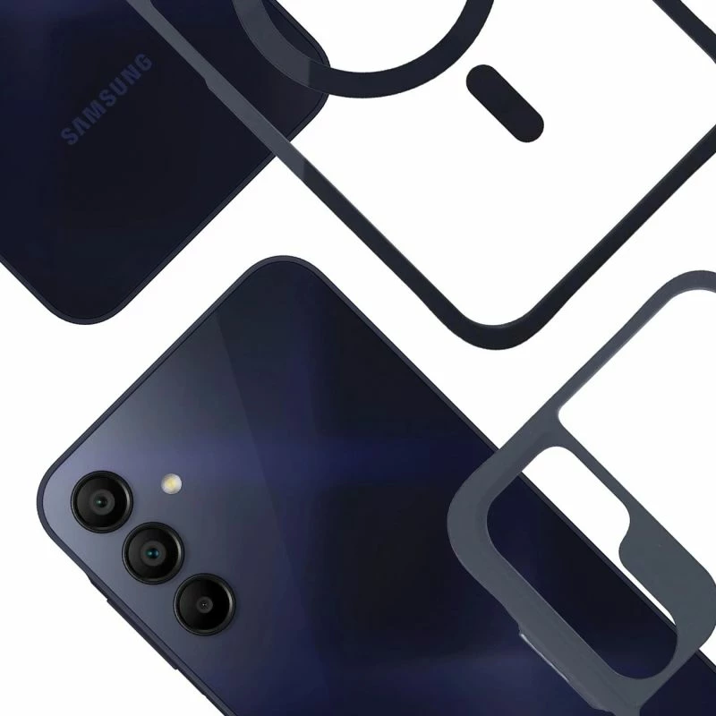 Kapak telefoni 3mk Satin Armor MagCase për Samsung Galaxy A15 5G, transparent