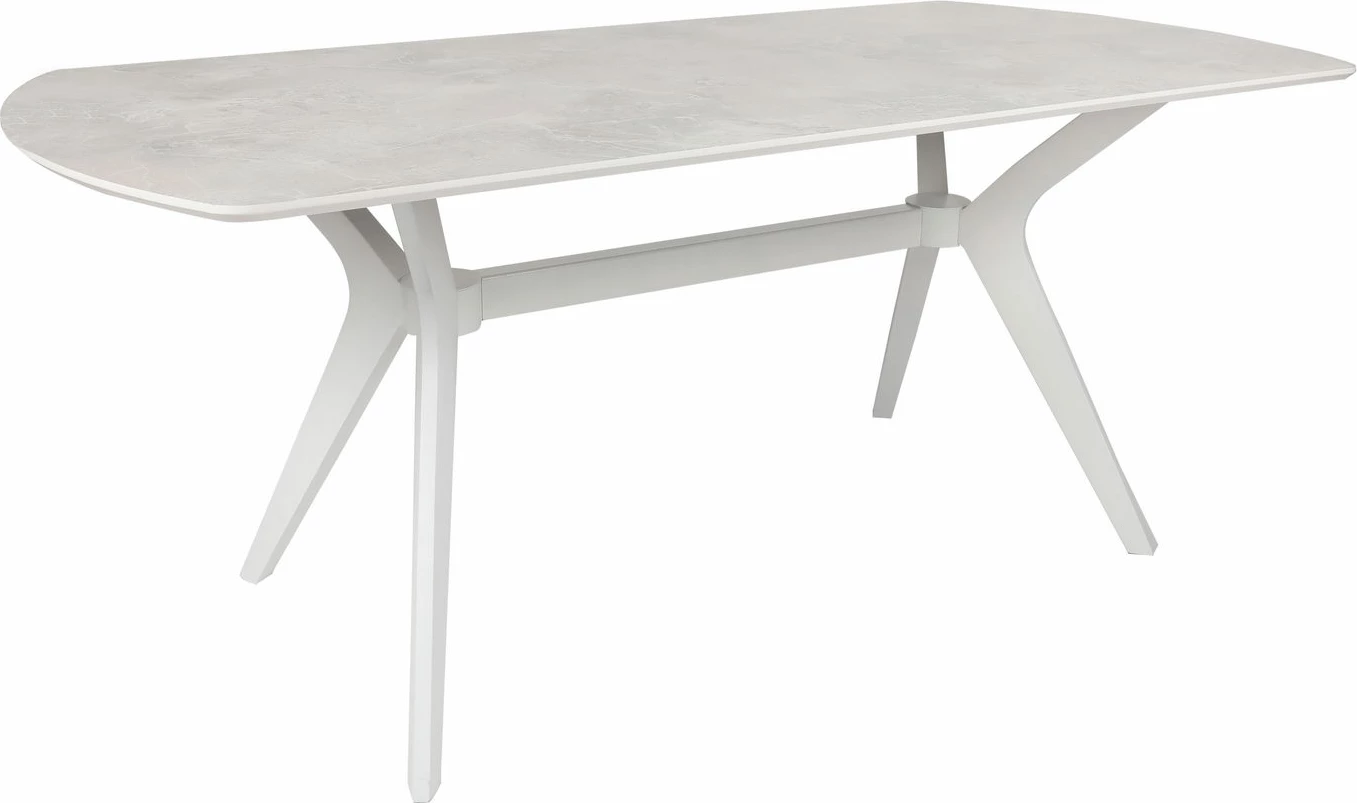 Tavolinë ngrënieje Hanah Home, Ares 1042, ngjyrë antracit, 180x80x75cm