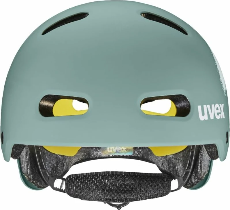 Helmetë fëmijësh Uvex Kid 4 Style MIPS, e gjelbër