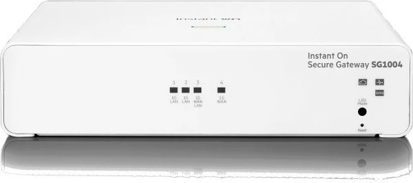 Switch Hewlett Packard Enterprise Instant On Secure Gateway SG1004, 4 porta Gigabit, i bardhë