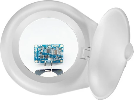 Lampë zmadhimi LogiLink, me kapëse tavoline, 5 dioptri, 56 LED 9W, e bardhë