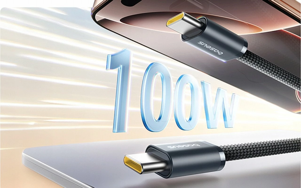 Kabëll USB-C në USB-C Baseus Dynamic 4 Pro BSU9073 100W 1 m, i zi