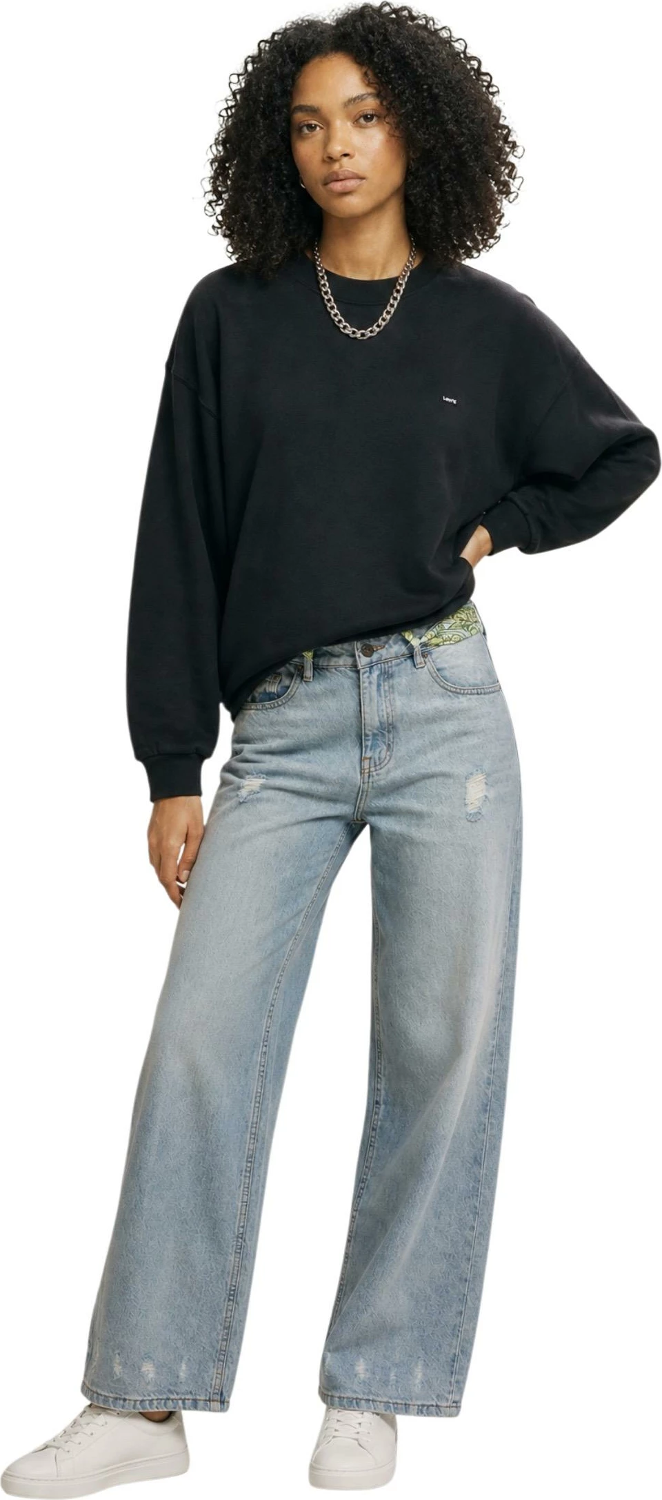 Duks për femra Levi's 0082J-0000, i zi [Madhësia: XS]