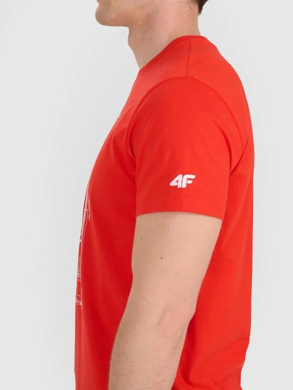 Maicë për meshkuj 4f, me print volejbolli