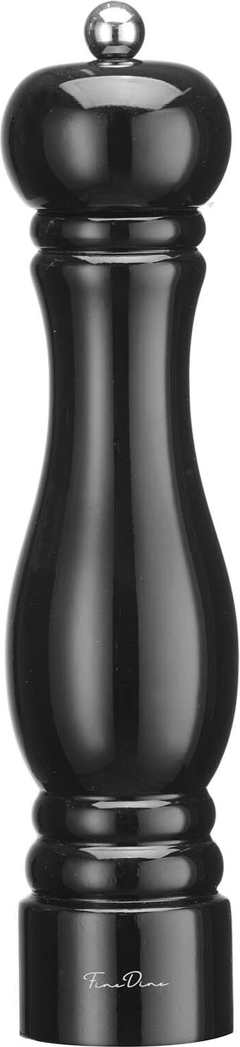 Mulli piper Fine Dine Monolith 250 mm, mekanizëm bluarës çelik inox, rregullim trashësie, 32 ml, i zi